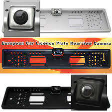 Rear-view Number Plate Camera