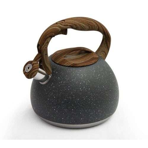 Klaus Berg Marble Pot Stainless Steel Whistling Kettle 2.7Litre
