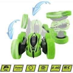 Remote Control Stunt Car, 4WD Monster Truck Double Sided Rotating Tumbling - 2.4GHz High Speed
