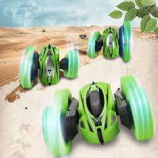 Remote Control Stunt Car, 4WD Monster Truck Double Sided Rotating Tumbling - 2.4GHz High Speed