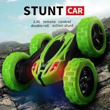 Remote Control Stunt Car, 4WD Monster Truck Double Sided Rotating Tumbling - 2.4GHz High Speed