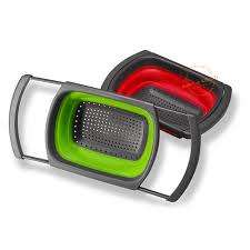 Folding Drain Basket/Sink Strainer/Collapsible Colander/Kitchen Fruit & Vegetable Washing Basket