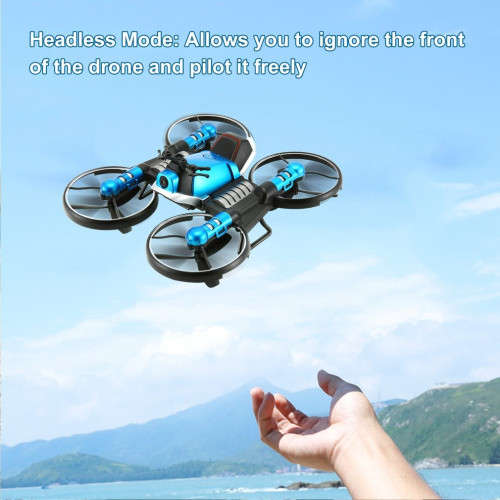 2.4G 2 In 1 Electric RC Deformation Motorcycle Drone WIFI Control RTR Model