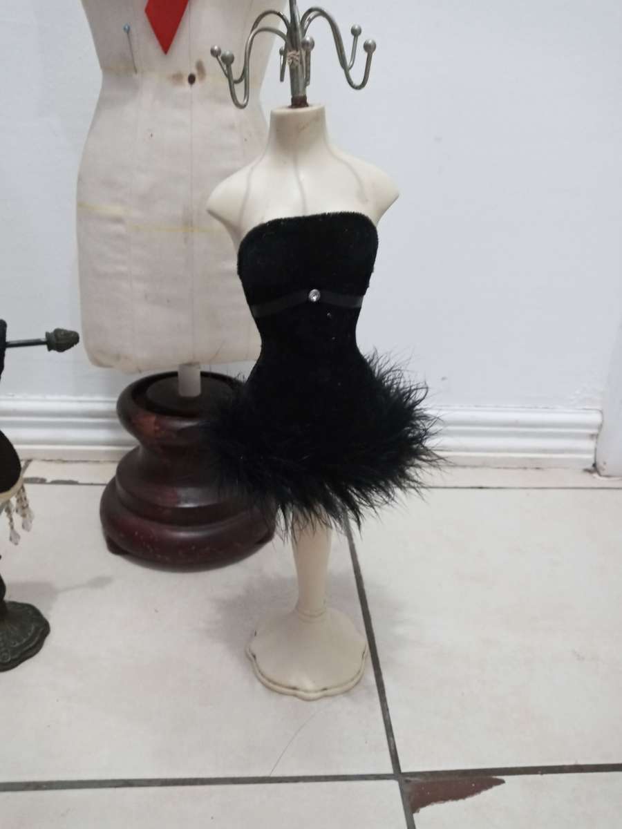 VINTAGE Set of Three Collectible Mannequins each vary in size