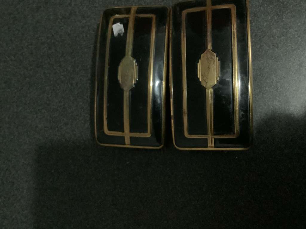 Beautiful Vintage  set of two grooming brushes