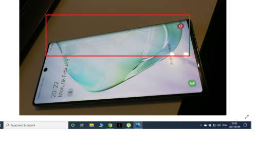 Samsung Galaxy Note 10 256GB Dual sim with crack please see pics