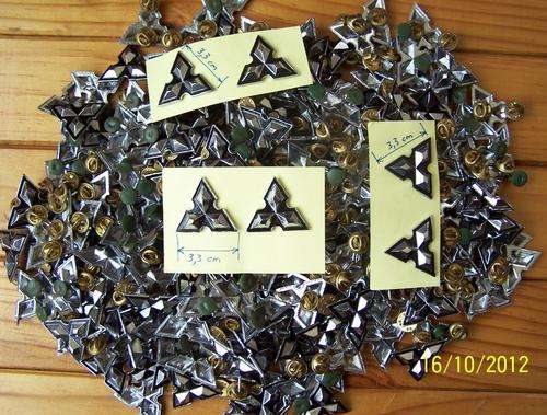 F5654 - **CLEARANCE** LOT OF 117 PAIRS South West Africa Army Officer Rank Badges - ORIGINAL