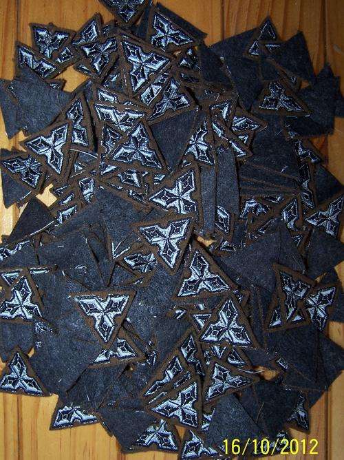 F5670 - **CLEARANCE** LOT OF 151 PAIRS South West Africa T/F W/O 2 Small Rank Badges - ORIGINAL