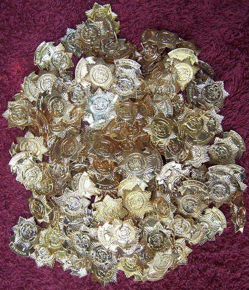 F5691 - **CLEARANCE** LOT OF 49 PAIRS Kangwane Police Collar Badges - ORIGINAL
