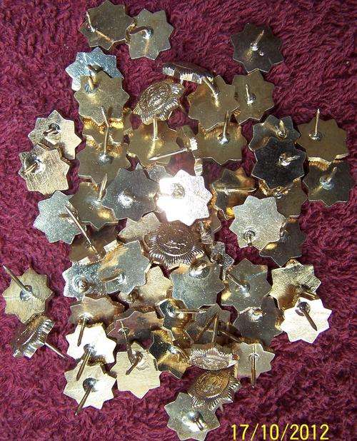 F5694 - **CLEARANCE** LOT OF 56 Old SA Law Enforcement Lapel Pins - ORIGINAL