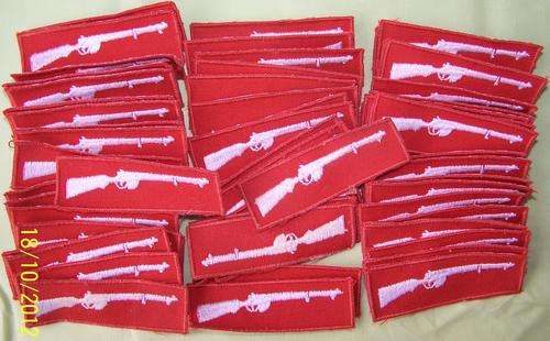 F5734 - **CLEARANCE** LOT OF 63 SA Cadet Corps Marksman Proficiency Badges - ORIGINAL