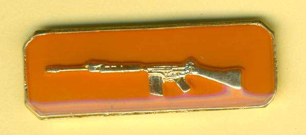 (1464) PROFICIENCY BADGE - SA Prison Services Sharpshooter - Gilded