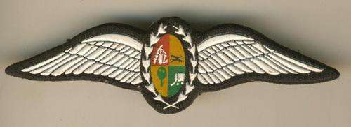 (1660) PROFICIENCY BADGE - SAAF Pilot's Wing - 1988 to 1990's (Embossed) - ORIGINAL!!