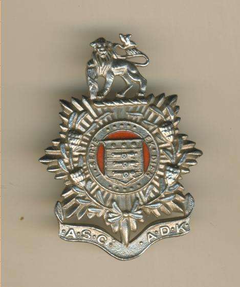 (2170) CAP BADGE - SA Army Administrative Corps - 2nd Type (Chromed) - ORIGINAL!!!