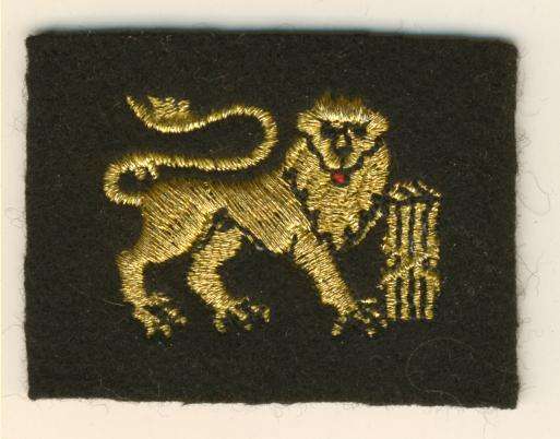 (3408) RANK BADGE - SA Navy - Chief Petty Officer (Gold Lurex) - Obsolete - ORIGINAL!!