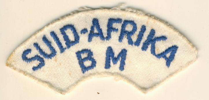 (3436) SHOULDER TITLE - SA Navy - Burgermag (Summer Dress) - Obsolete - ORIGINAL!!