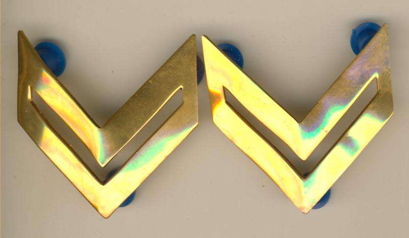 (4184) TUNIC RANK PAIR - SADF & SANDF - Corporal - Obsolete - ORIGINAL!!