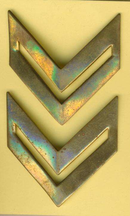 (4185) TUNIC RANK PAIR - SADF & SANDF - Corporal - Obsolete - ORIGINAL!!