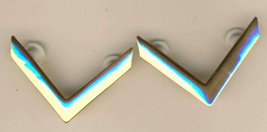 (4205) ARM RANK PAIR - SADF & SAND -Army- Lance Corporal (also used by SAAF) - Obsolete - ORIGINAL!!