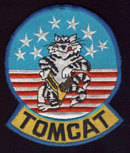 F0870 - ORIGINAL!! USAF - Tomcat Flight Suit Patch