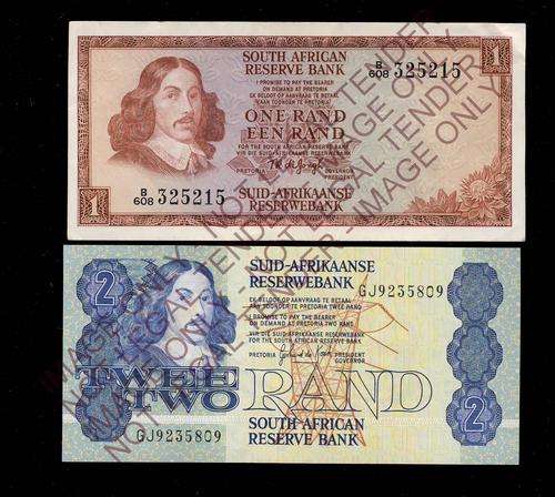 F1044 - RSA R1 & R2 Bank Notes - Cleaner USED Notes