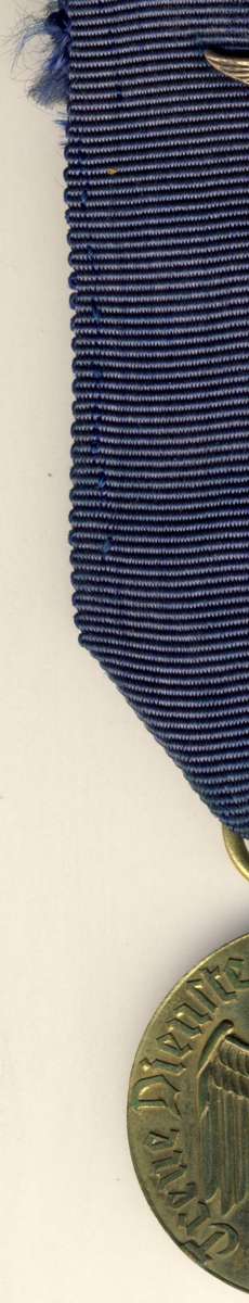 F1119 - GERMAN Luftwaffe 12 Years Service with SCARCE!! Droop-Tail Ribbon Device