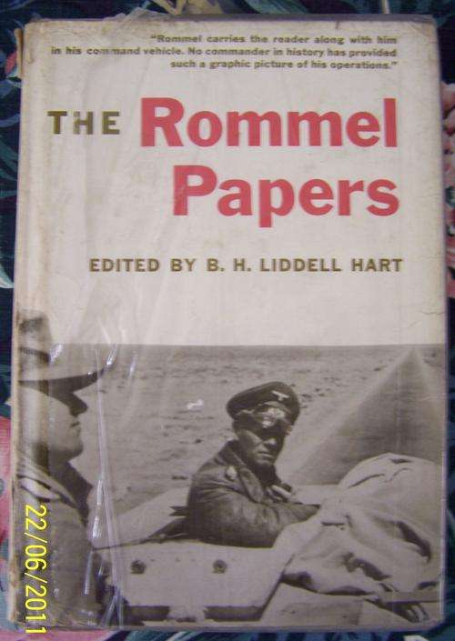 F1450 - THE ROMMEL PAPERS by B.H. Liddell Hart - 1953
