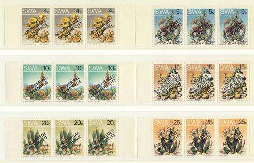F2548 - S.W.A. 1978 - Set of 6 Strips of 3 Stamps - Universal Suffrage - **UM