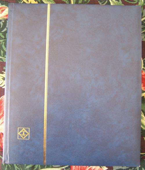 F2623 - STAMP STOCKBOOK - "LIGHTHOUSE" 16 Page - for Control Stips - Clear Divisions - Blue