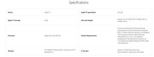 Massive Special Brand New Apple TV 4 -  64Gb 4th Generation - 1 year warranty Free Delivery