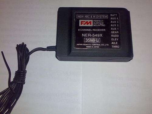 JR NER-549X  9 channel receiver 35mHz