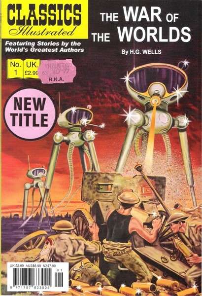 Classics Illustrated Junior #1 The War of the Worlds