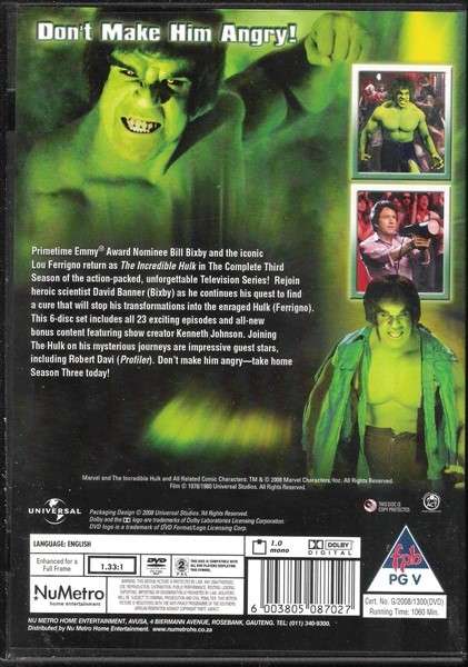 The Incredible Hulk: The Complete Series - Seasons 1-5 [DVD]