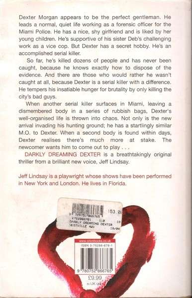 Darkly Dreaming Dexter by Jeff Lindsay [Large Paperback]