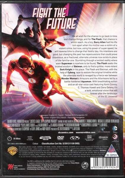 DC Justice League - The Flashpoint Paradox [DVD]