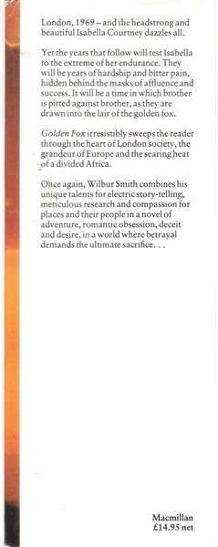 Golden Fox by Wilbur Smith (466 pages) [Hardcover]