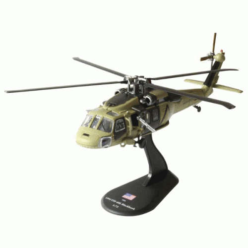 Helicopter Magazine issue #4 Black Hawk [Magazine + Model]