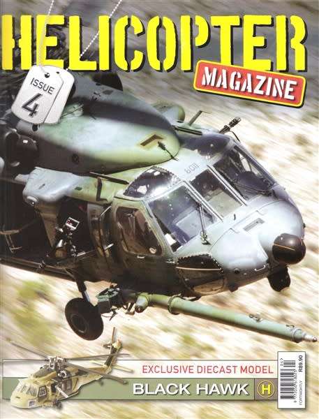 Helicopter Magazine issue #4 Black Hawk [Magazine + Model]