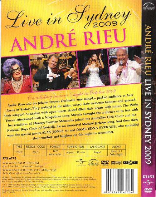 Andre Rieu - Live in Sydney 2009 [DVD]