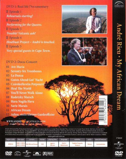 Andre Rieu - My African Dream (2-Disc) [DVD]
