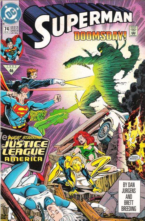 DC The Death of Superman: Doomsday! (7 x comics) + Batman - Knightfall Parts 1 to 19 (19 x comics)