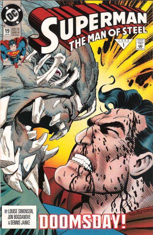 DC The Death of Superman: Doomsday! (7 x comics) + Batman - Knightfall Parts 1 to 19 (19 x comics)