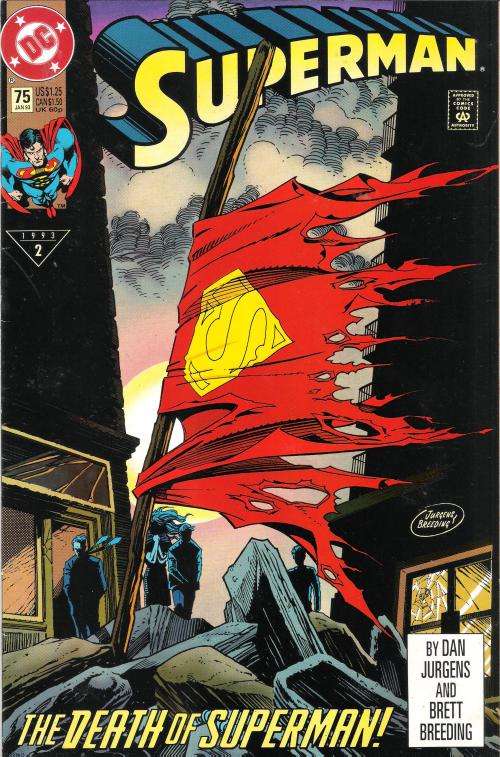 DC The Death of Superman: Doomsday! (7 x comics) + Batman - Knightfall Parts 1 to 19 (19 x comics)