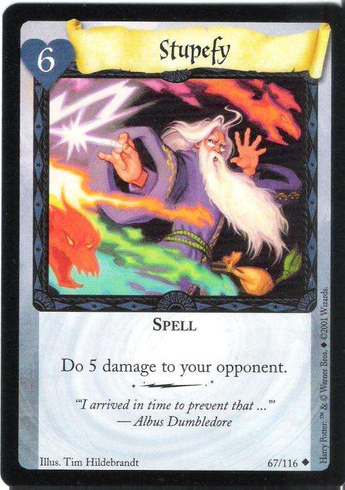 Harry Potter Trading Card Game #67 - Stupefy