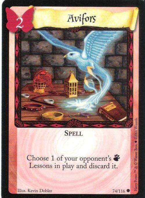 Harry Potter Trading Card Game #74 - Avifors