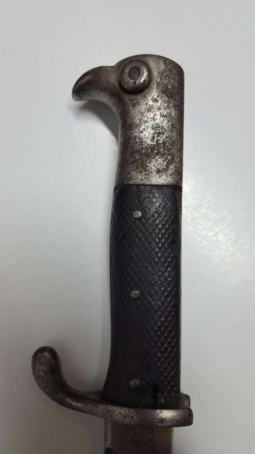 German KS98 ERFURT Sawback Bayonet + Scabbard ***Matching No. K.S.1317*** !!!RARE!!!