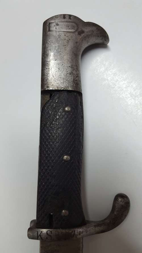 German KS98 ERFURT Sawback Bayonet + Scabbard ***Matching No. K.S.1317*** !!!RARE!!!