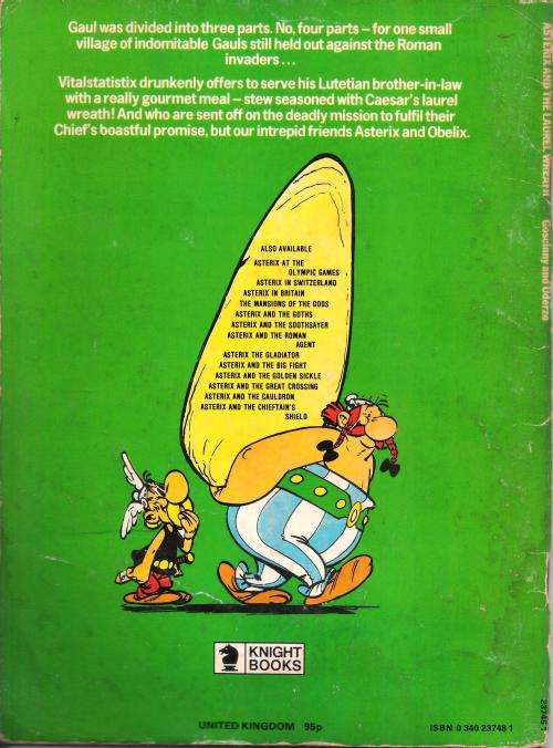 Asterix and the Laurel Wreath by Goscinny and Uderzo (48 pgs.) [A5 Paperback]