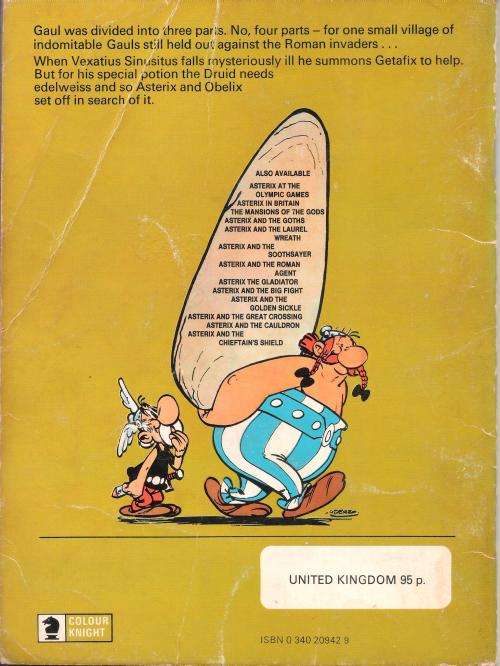 Asterix in Switzerland by Goscinny and Uderzo (48 pgs.) [A5 Paperback]