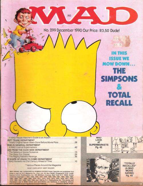 Mad Magazine #299 (Dec 1990)